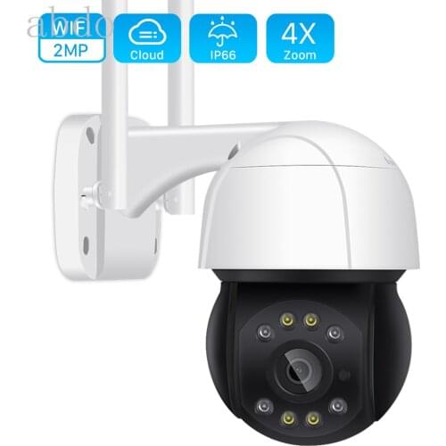1080P Wireless PTZ Speed Dome IP Camera WiFi Outdoor Two Way Audio CCTV Security Video Network Surveillance Camera ONVIF iCSee