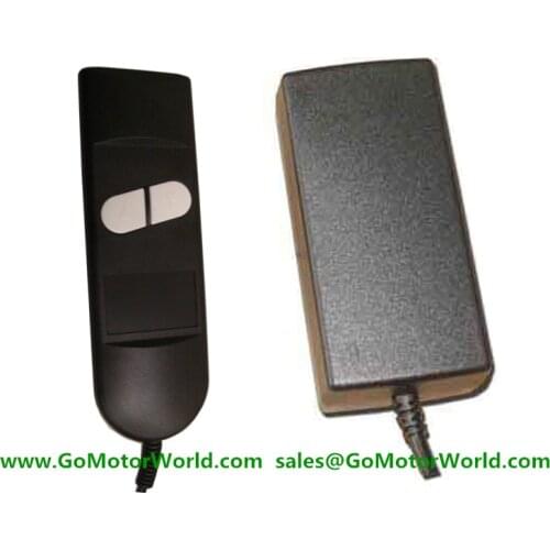 Linear Actuator Power Adapter Control box controller 110-240V AC input 12 or 24V DC output with wire handset hand switch