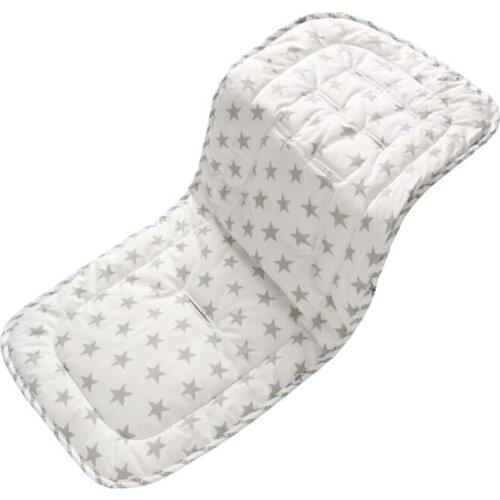 Cotton Baby Stroller Cushion Seat Pad Infant Double Sided Diaper Pad Changing Mat Seat Pad For Unisex Pram Stroller Accessories