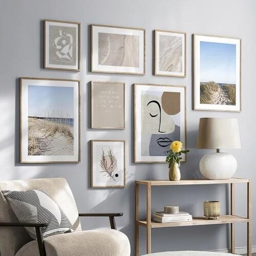 Wild Scenery Picture Wall Art Canvas Painting Modern Nordic Abstract Minimalist Figure Posters and Prints for Home Art Decor