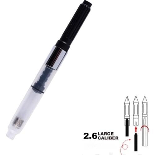 5PCS Original Fountain Pen Metal Ink Refill Converters, Diameter 2.6mm for Jin Hao Pens International Standard Size