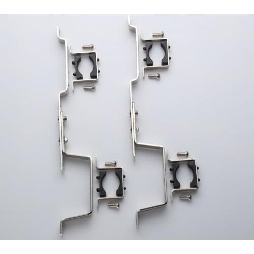 Metal Manifold Mounting Bracket Set to Accommodate Brass Tubular Manifold 1 in. for Underfloor Heating System