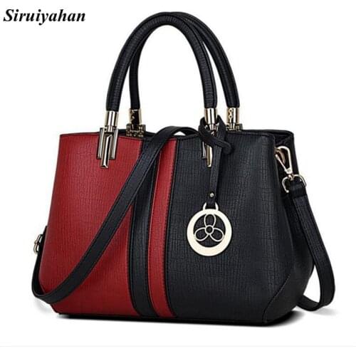 Siruiyahan Fashion Brand Women Messenger Bags Patchwork Top Handbags Ladies Shoulder Woman Bags Handbags Saffiano Bolsa Feminina