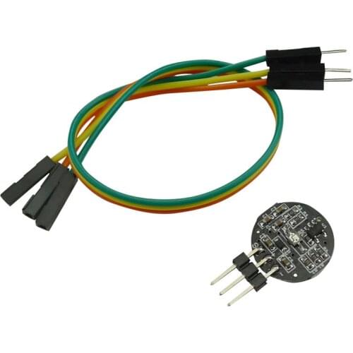Aihasd Pulse Sensor Heart Rate Sensor Module with Cable for Arduino Compatible
