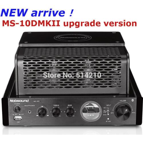 NEW arrive luxury Nobsound MS-30D hifi tube bluetooth Support Usb music amplifier upgrade from MS-10DMKII