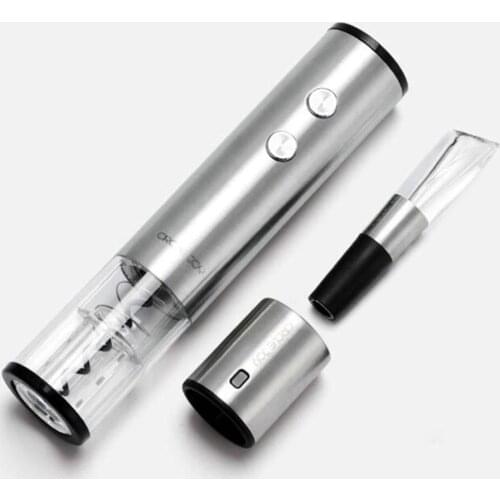 New Stainless Steel Mini Wine Stopper/Automatic Wine Electric Corkscrew/Fast Decanter Wine Pouring Beer Dispenser Machine