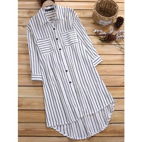 Женские рубашки в полоску PEIRESA China At AliExpress
