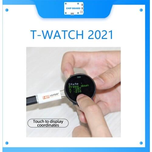 LILYGO® T-WATCH 2021 T-Micro32 Plus Programming Watch Capacitive Touch Screen ESP32 Psram Vibration Motor Support WiFi BLE