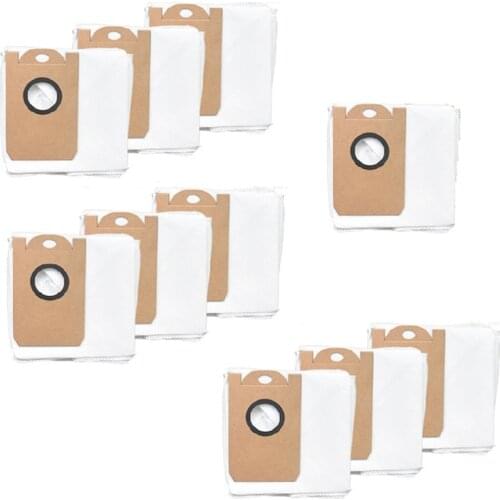 HOT！-10 Pcs Dust Bag Robot Vacuum for VIOMI VXVC 11 VXVC12 S9 Vacuum Cleaner Replacement Accessories