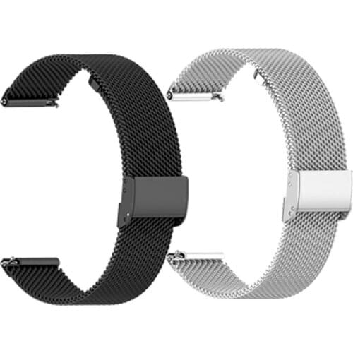 Wrist Strap For Amazfit GTS/GTS 2 Mini 2E Band For Huami Amazfit BIP S U Pro POP Pro Zepp E 20mm Stainless Steel Bracelet