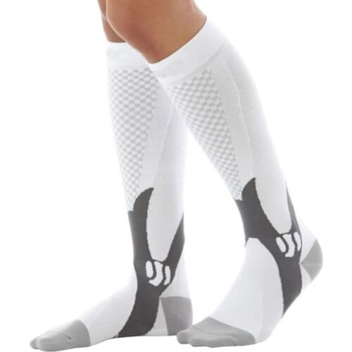 Outdoor Compression Sports Socks Breathable Quick Dry Men Women Leg Support Stretch Socks