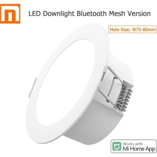 Xiaomi Mijia Smart LED Downlight Mesh Voice Remote Control Smart Light Recessed Ceiling Lamp Home Fixture AC 220V