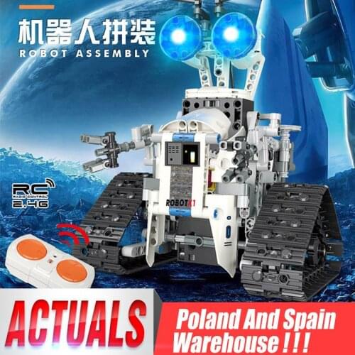 Yeshin X1 Creative RC Robot Electric Building Blocks Bricks Assembly high-tech Bricks Intelligent Robot Kids Christmas Gift