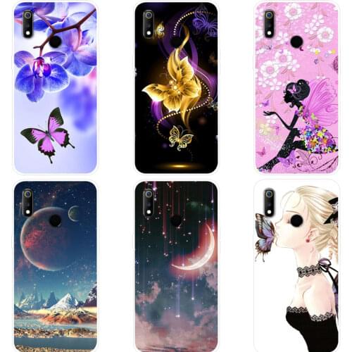 For Realme 3 Case Silicone TPU Protective Cute Cover Soft Phone Case For OPPO Realme 3 Realme3 Case 6.22