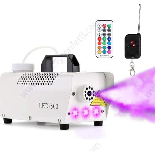 Automatic Spray Smoke Colorful Led Light Effect Disinfection Wireless Remote Halloween Christmas Wedding Stage Fog Machine