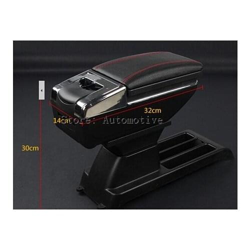 7 Generation Car armrest box central Store content box with cup holder ashtray auto accessories for Kia Rio K2 2012-2015