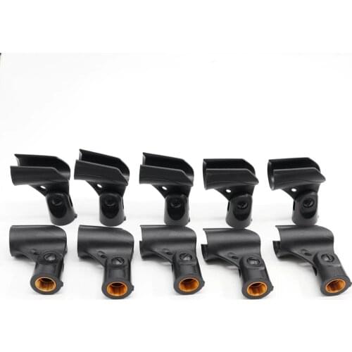 10x Microphone Clip Holder fits for Shure A25D, SM58, SM57 & other 3/4" inch mic
