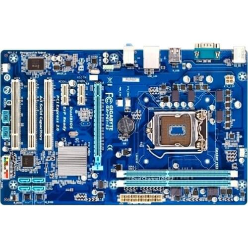 For Gigabyte GA-P61-S3 Original Used Desktop Motherboard P61-S3 H61 Socket LGA 1155 DDR3