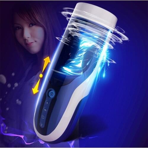 Powerful Automatic High Speed Male Masturbator Strong Suck Sex Machine Penis Massage Size Adjustable Adult Sex Toys for Men Gay