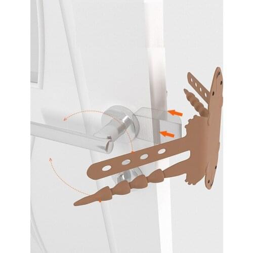 Cartoon Mute Room Door Mute Lock Bedroom Door Anti-collision Protection Buffer Pad Prevent Closing Door Impact Door Cover