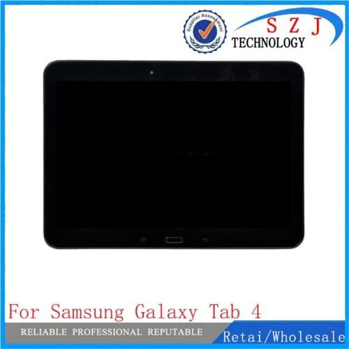 New 10.1'' inch For Samsung Galaxy Tab 4 T530 T531 T535 LCD Display + Touch Panel Screen Glass Digitizer Assembly + Frame
