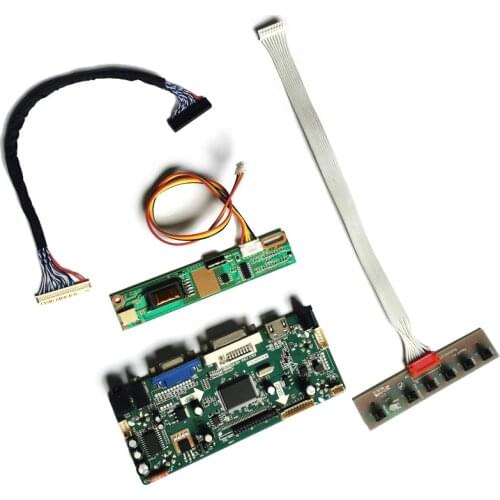 1680*1050 1CCFL M.NT68676 display controller drive board DIY kit VGA+DVI screen For LP154W02/LP154WE2 LVDS 30-Pin