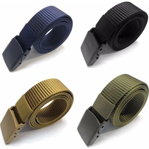 Men Belt 2020 Fashion Unisex Army Tactical Waist Belt Jeans Male Casual Luxury Canvas Webbing Waistband Ceinture Femme