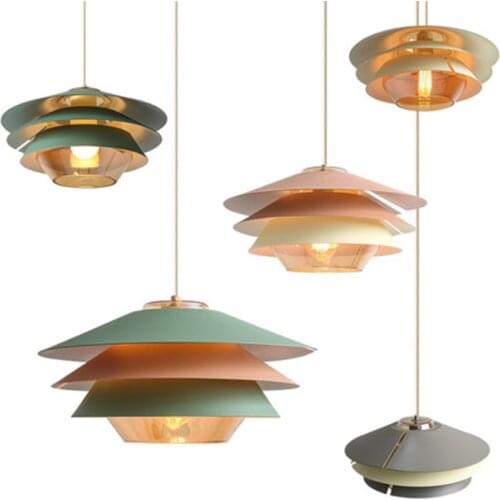 Nordic Pendant Lights Post-modern Iron Glass Hanglamp For Bedroom Dining Room Bar Decor Home Luminaire Suspension Light Fixtures