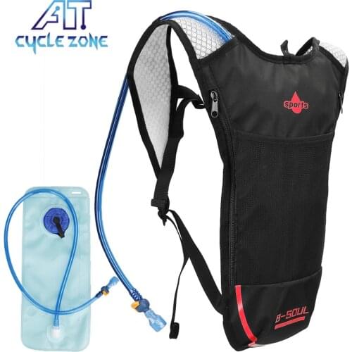 Ultralight Sport Hydration Backpack Running Cycling Vest Bag Breathable Should Belt Multi Layer Large Capacity With 3L Water Bag