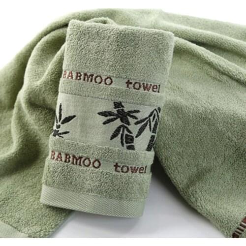Black Ink Bamboo Jacquard Width Break Thick Hand Washing Towel Soft Best Value Bamboo Towels For Bathroom Products