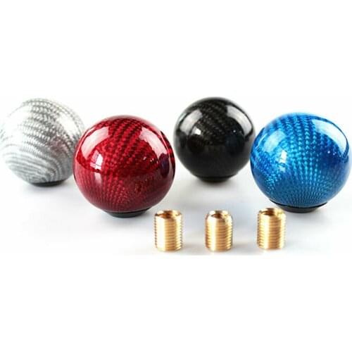 Carbon Fiber AT MT Manual Aluminum Car Gear Shift Knob Shifter Lever Universal