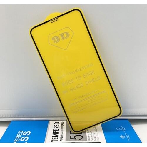10pcs 9D Full Cover Tempered Glass on the For iPhone X XR XS 11 Pro Max Screen Protector For iPhone 8 7 6 6s Plus Protection