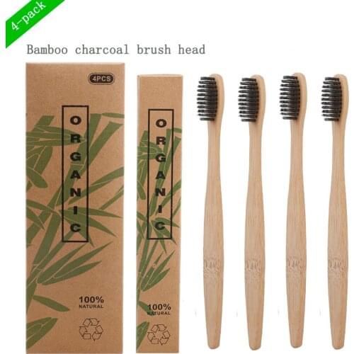 4/8/10pcs Soft Bristles Bamboo Toothbrushes Friendly Oral Care Tooth Brush Travel Soft Bristles Bamboo Toothbrushes Tooth Brush