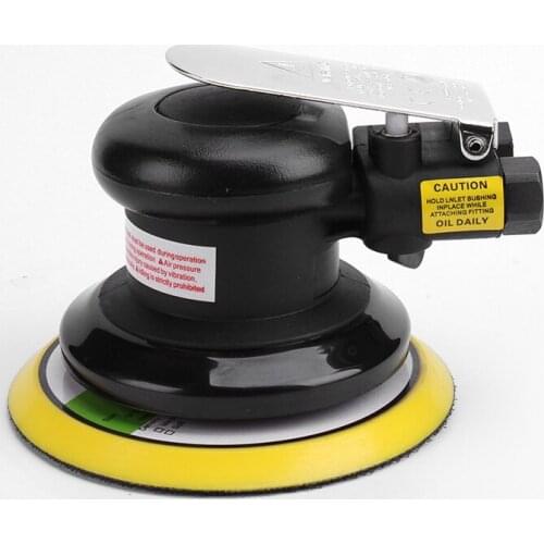 5”Professional Air Random Orbital Palm Sander,Dual Action Pneumatic Sander,Polisher Sanding,Light Weight,Low Vibration, Heavy Du