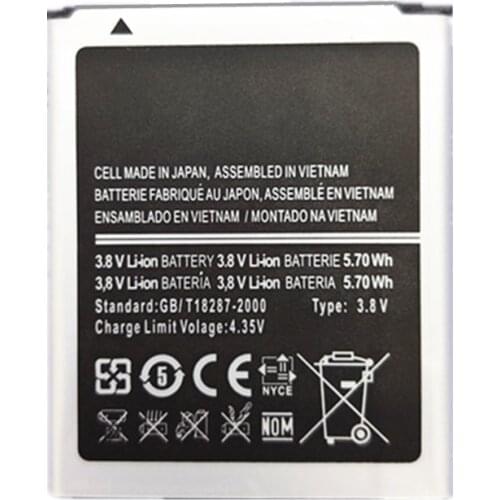 New Battery EB425161LU For Samsung J1 MINI SM-J105H GT-S7562 S7560 S7566 S7568 S7572 S7580 i8190 I739 I8160 S7582 Battery