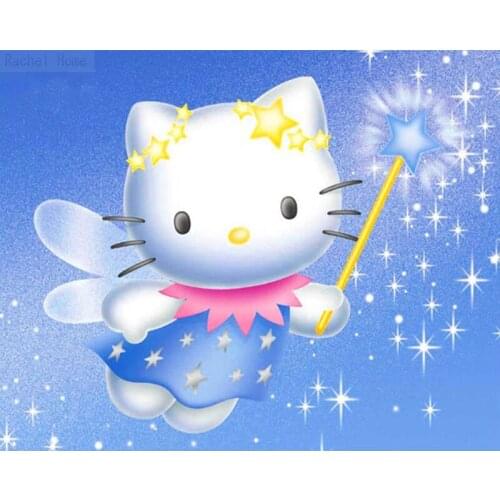 Diamond Embroidery Diy Diamond Painting Cross Stitch Kits Diamond Mosaic Cartoon cat Full Square Diamond Embroidery DS155