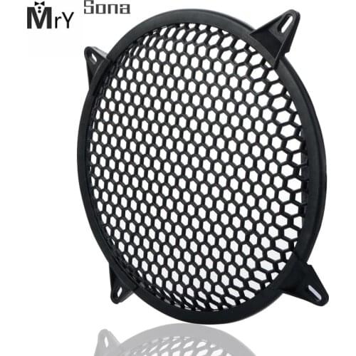 Car Audio Speaker Sub Woofer Grille Guard Protector Cover 6 inch Black Metal Mesh Round Car Subwoofer Speaker Cover