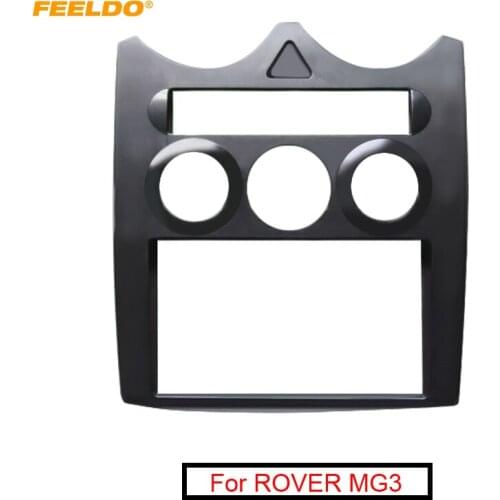 FEELDO Car Stereo CD DVD Radio Fascia Panel Frame For ROVER MG3 2-Din Dash Face Plate Installation Mount Kit #AM5217
