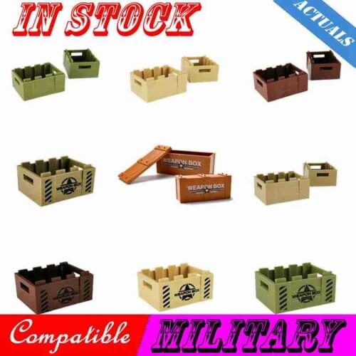 Locking Military SWAT Weapon ww2 Box Sniper Guns Suits Camouflage Clothes MOC Parts Figures Blocks Toys Lockings Military Cities