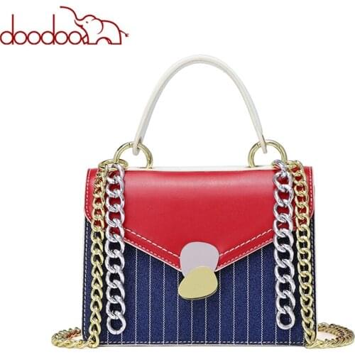 Doodoo2020 New Fashion Womens Bags PU Leather Whip Bag Shoulder Handbags White Casual Chain Handbag Bag Wallet Bag