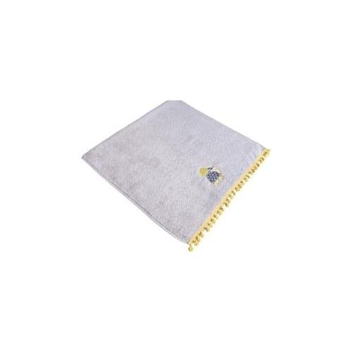 DowryWord-Tortoise Hand Face Towel Gray Yellow 100% Cotton