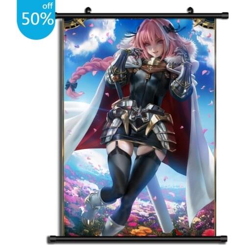Fate Grand Order Astolfo Anime Retro Poster Anime Posters Canvas Painting Wall Decor Wall Art Picture Room Decor Home Decor