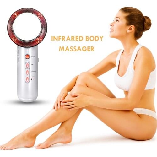 Infrared Heating Neck Shoulder Back Massager Slimming Device for Relaxation Galvanic Infrared Ultrasonic Wave Therapy
