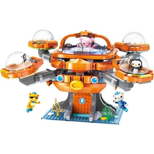 Anime Octonauts Octopod Octopus Building Blocks Creator Ideas Cartoon Movie Classic Model Sets Bricks Toys For Children Gifts