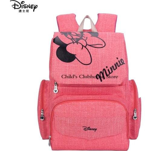 Disney Mommy Bag Fashion Girl Mother and Baby Bag Shoulder Portable Multi Function Large Capacity Mother Bag for Going out