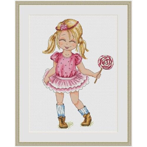 ZZ1418 DIY Homefun Cross Stitch Kit Packages Counted Cross-Stitching Kits New Pattern NOT PRINTED Cross stich Painting Set