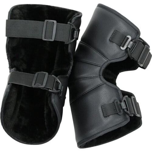 Motorcycle Knee Pad Men Protective Gear Knee Guard Winter Knee Thermal Warmer Racing Off-road Adjustable Knee Protector