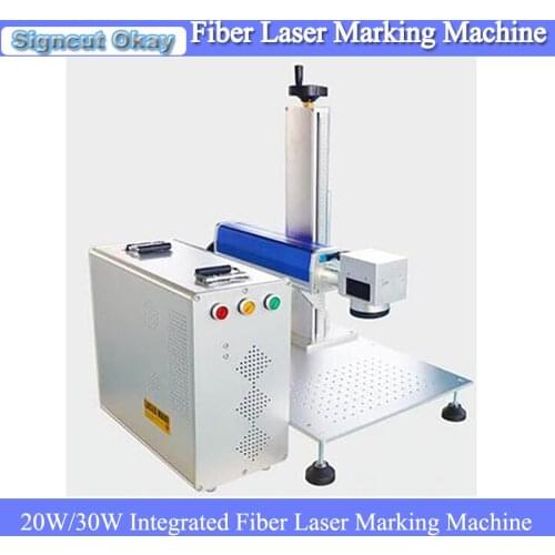 Cheap price 20W 30W portable mini metal laser engraving machine fiber laser marking machine for stainless steel caving for sale