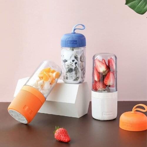 New 400ml Vitamin Rock Juice Cup Portable Rechargeable Juice Cup Office Home Juicer Car Stirring Cup Shaking Cup