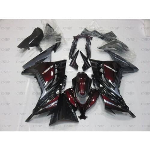 For Kawasaki Zx300r 2013 - 2015 Fairing Zx300r 2013 Body Kits EX300 2013 Black Silver Red Motorcycle Fairing